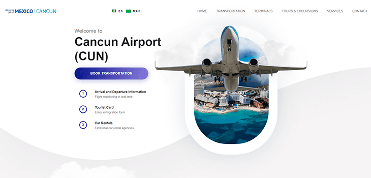 airportcancun.com